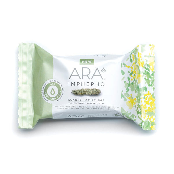 ARA Imphepo luxury family bar soap made in south africa traditional ingredient moisturizing for sensitive skin eczema cleansing healing traditional ingredient